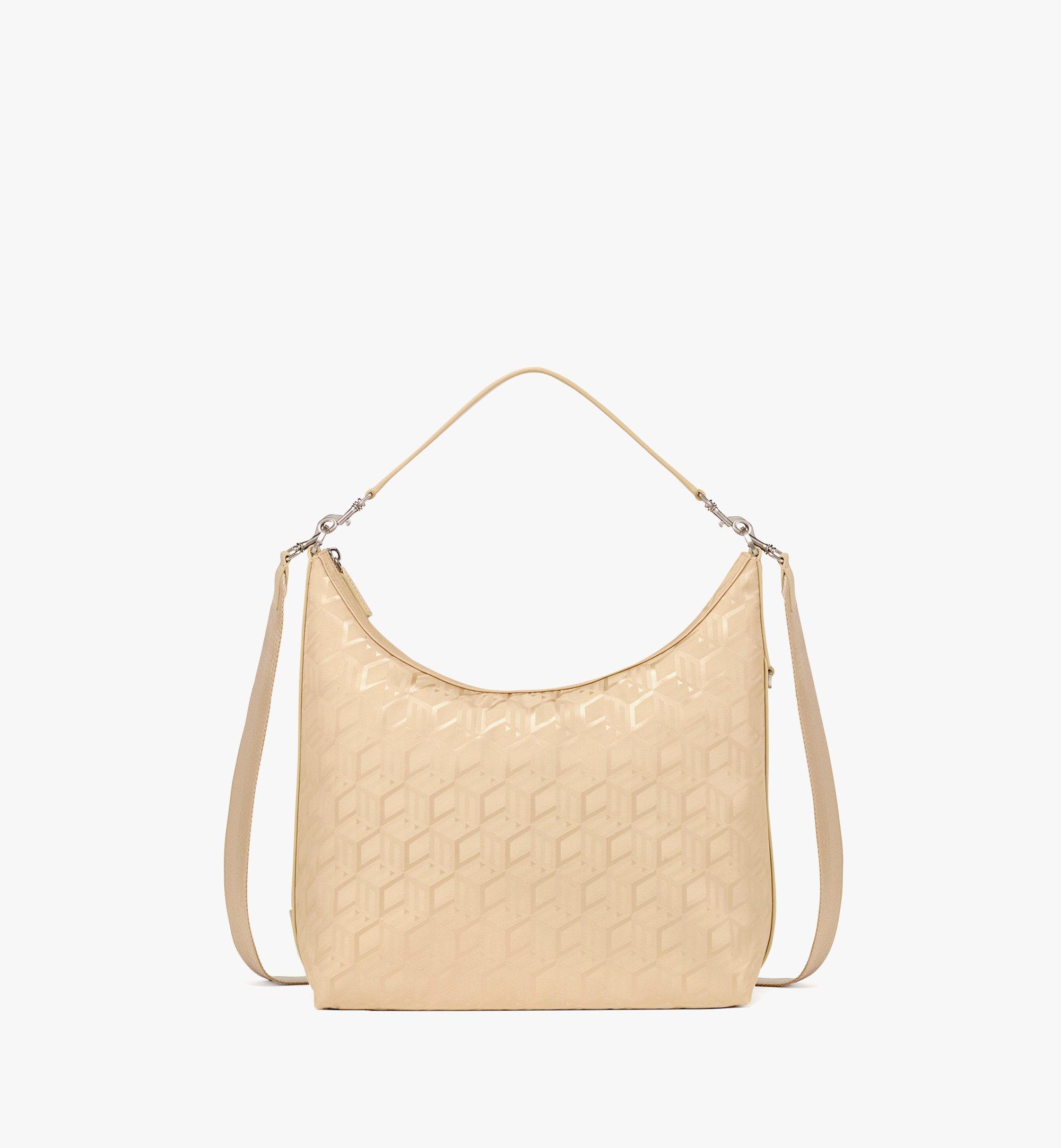 Sac hobo Aren à monogramme cubique en jacquard de nylon 1
